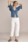 Sanctuary Reissue Wide Leg Cargo Pants In White
