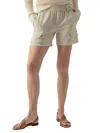 Sanctuary Relaxed Standard Rise Shorts In Birch In Grey