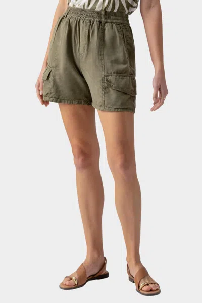 Sanctuary Relaxed Rebel Cargo Shorts In Burnt Olive