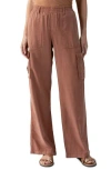 Sanctuary Relaxed Reissue Cargo Pants In Washed Clay