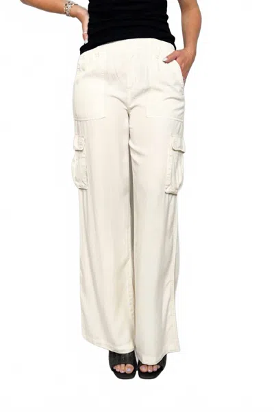Sanctuary Relaxed Reissue Pant In Birch In White