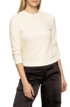 Sanctuary Relaxed Sparkle Knit Top In Neutral