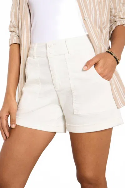 Sanctuary Renegade Cotton Short In Bleached White