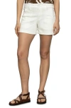 Sanctuary Renegade Cuffed Shorts In White