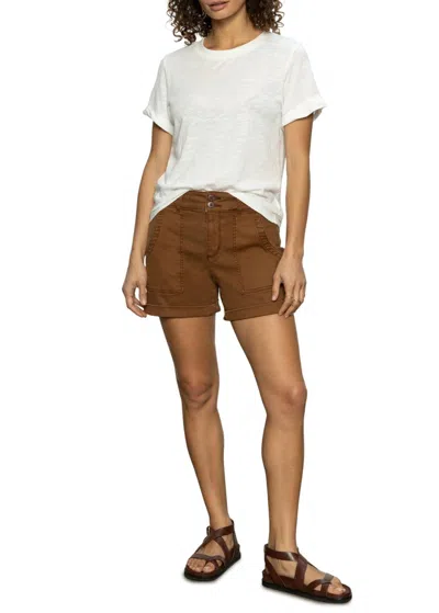 Sanctuary Renegade High Rise Short In Sepia In Brown