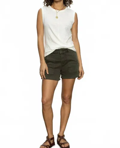 SANCTUARY RENEGADE MID-RISE SHORTS IN KALAMATA