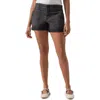 Sanctuary Renegade Rolled Cuff Shorts In Black