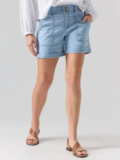 SANCTUARY RENEGADE SHORT IN ULTRA PALE