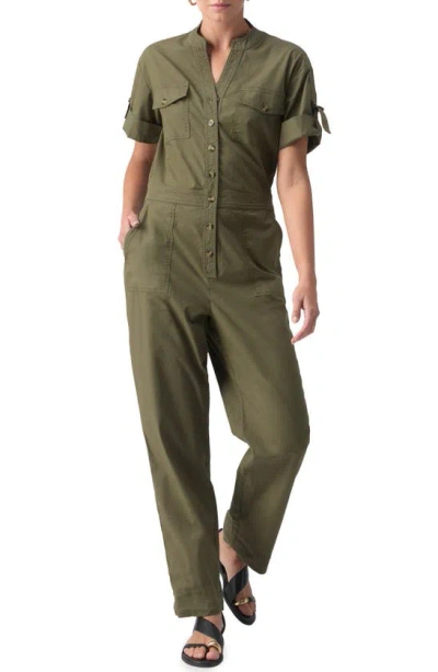 Sanctuary Reserve Utitlity Jumpsuit In Burnt Olive