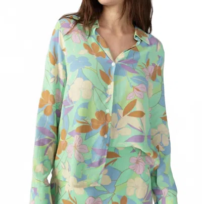 Sanctuary Revolve Easy Cuff Top In Mint Multi