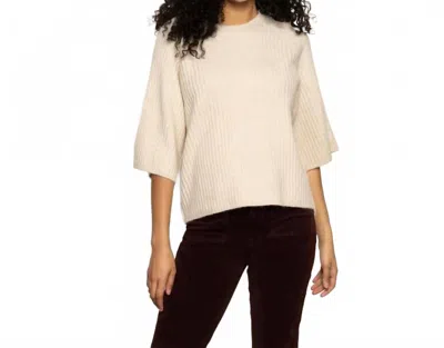 Sanctuary Ribbed Sweater Tee In Mother Of Pearl In Multi