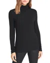 Sanctuary Rib Essential Turtleneck Top In Black In Multi