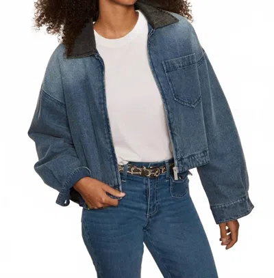 Sanctuary Ridge Sherpa Lined Jacket In Grand Prize In Blue