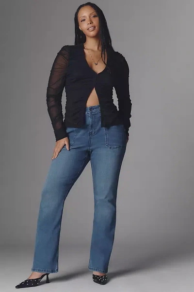 Sanctuary Robbie Mid-rise Skinny Ankle Jeans In Blue