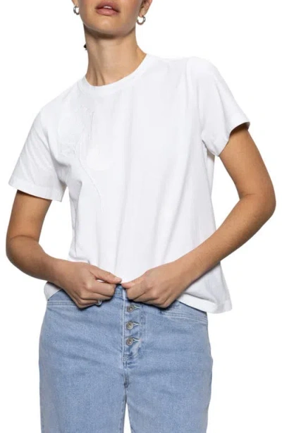 Sanctuary Rose Perfect Cotton T-shirt In White