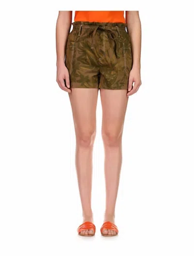 Sanctuary Rosebowl Shorts In Driftwood Camo In Brown