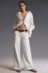 Sanctuary Arden Relaxed Linen Pants In White