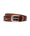 Sanctuary Rowan Studded Belt In Brown