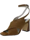 Sanctuary Rowdy Womens Suede Block Heel Slingback Heels In Multi