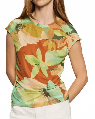 Sanctuary Ruched Muscle Tank Top In Grhs In Multi