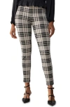 Sanctuary Carnaby Crop Kick Plaid Leggings In Graphic Plaid In Moonlight