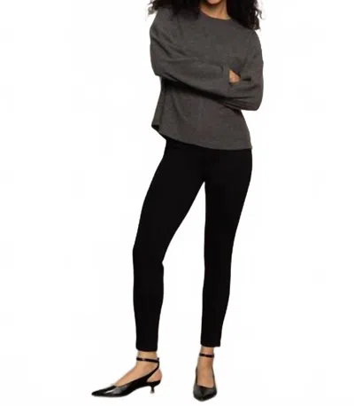 Sanctuary Runway Semi High Rise Leggings In Black