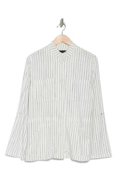 Sanctuary Safari Pinstripe Jacket In Pensacola Stripe