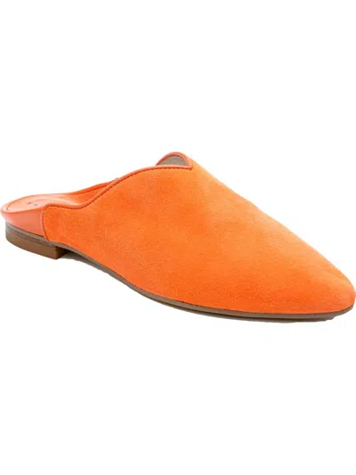 Sanctuary Saieda Womens Textile Slip On Mules In Orange