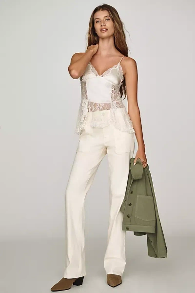 Sanctuary Sancturary Insider Bootcut Pants In White