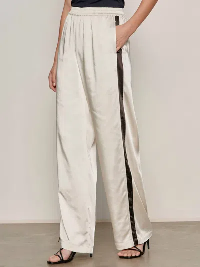 Sanctuary Satin Track Pant In Collagen In Animal Print