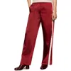 Sanctuary Satin Track Pants In Red