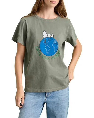 Sanctuary Save Our Planet Tee In Green