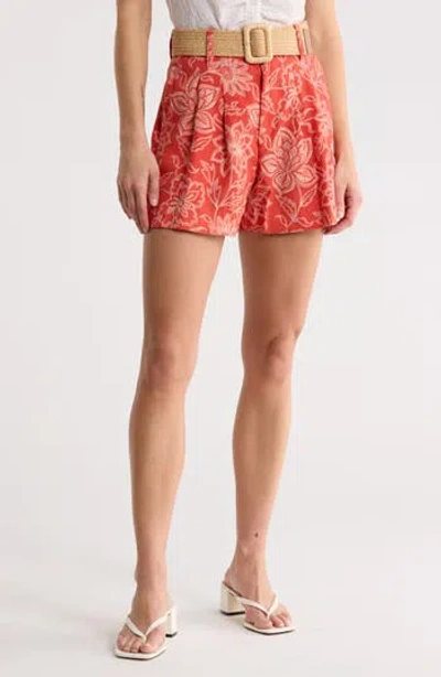 Sanctuary Scenic Route Belted Shorts In Multi