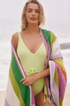 Shop Sanctuary V-neck Belted One-piece Swimsuit