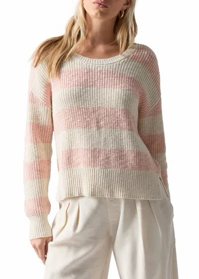 Sanctuary Scoop Neck Sweater In Rose Essence In Pink