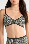 Sanctuary Scoop Neck Swim Top In Multi