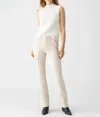 Sanctuary Hayden Sculpted Cotton Blend Bootcut Cargo Pants In White