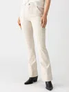 Sanctuary Hayden Sculpted Cotton Blend Bootcut Cargo Pants In White