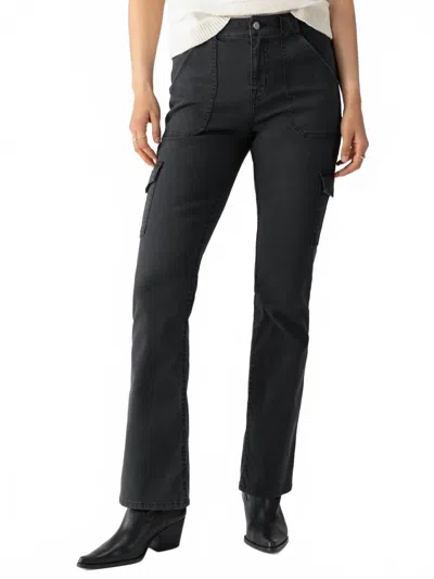 Sanctuary Sculpted Hayden Cargo Pant In Black