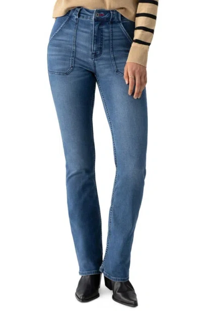 Sanctuary Sculpted Hayden Stretch Bootcut Jeans In Blue