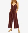 Sanctuary Sedona Jumpsuit In Henna Multi Stripe