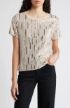 Sanctuary Sequin Mesh Tee