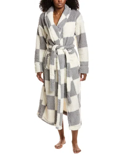 Sanctuary Shawl Collar Sherpa Robe In Multi
