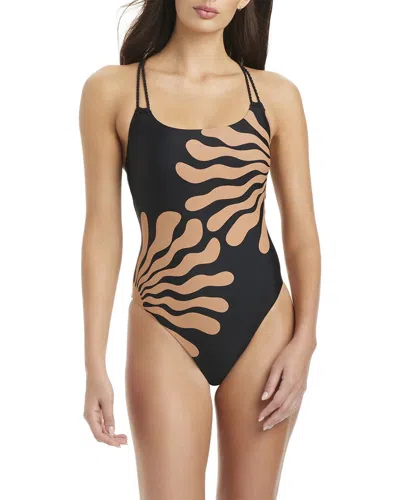 Sanctuary Printed One-piece Swimsuit In Animal Print