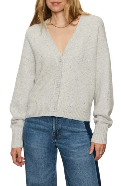 Sanctuary Shimmer Cardigan In Gray