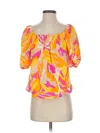 Sanctuary Short Sleeve Blouse In Multi