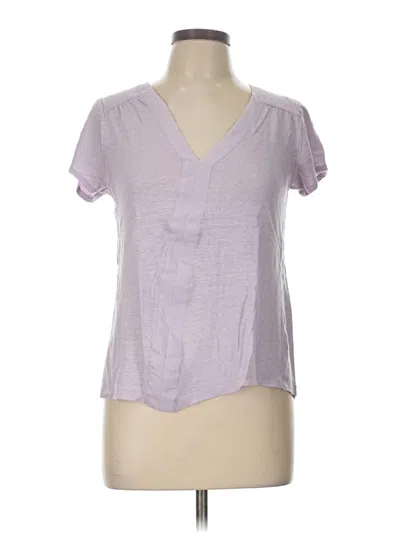 Pre-owned Sanctuary Short Sleeve Blouse In Purple