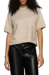 Sanctuary Short Sleeve Sweater In Neutral