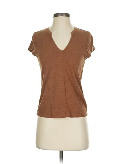 Pre-owned Sanctuary Short Sleeve T-shirt In Brown
