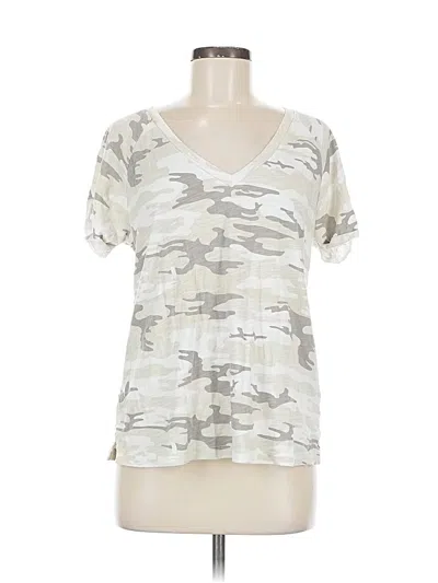 Pre-owned Sanctuary Short Sleeve T-shirt In Silver